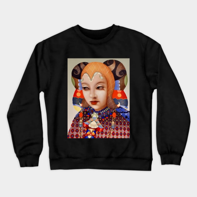 Woman #20 Crewneck Sweatshirt by Jacobhickspainter